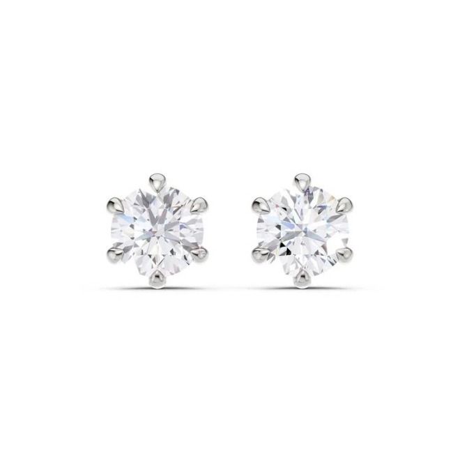Brilliant Star Ohrringe mit im Labor gezüchteten Diamanten LES01068 WG 0.50