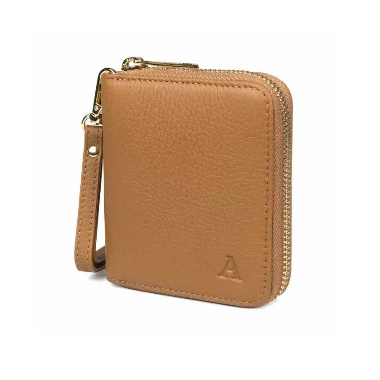 Aarni Mini Clutch-plånbok konjak/guld 6430066272594