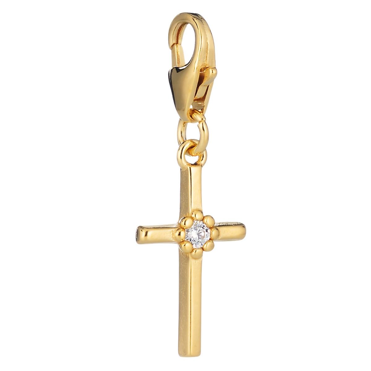 Lumoava Daisy Kreuz vergoldet 9x16mm L61258130000