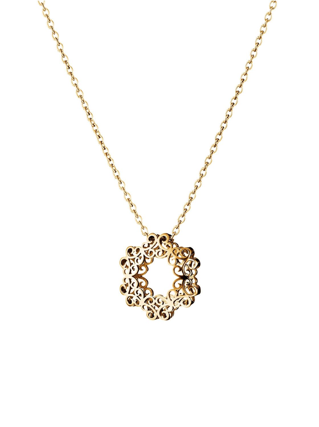 Lumoava Kaneli Halskette (14K) 763400000