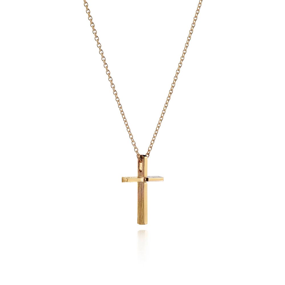 Lumoava Onni ristikaulakoru 14K 50 cm L70240100500