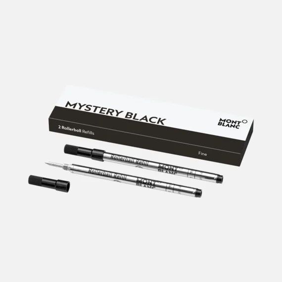 Montblanc Rollerball fyllning, Fine Mystery Black / 2st. MB128230