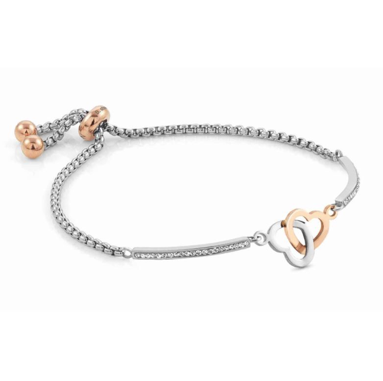 Nomination Milleluci rose gold Double Hearts rannekoru 028004/051