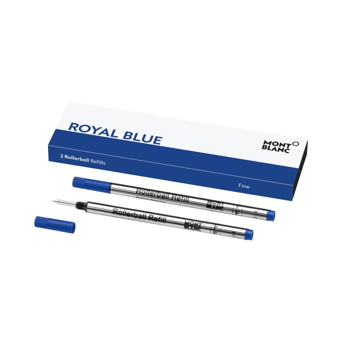 Montblanc Rollerball fyllning, Royal Blue / 2st MB128232 
