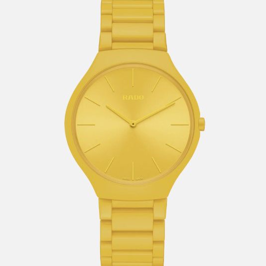 Rado True Thinline Les Couleurs™ Le Corbusier Sunshine Yellow Limited Edition R27093632