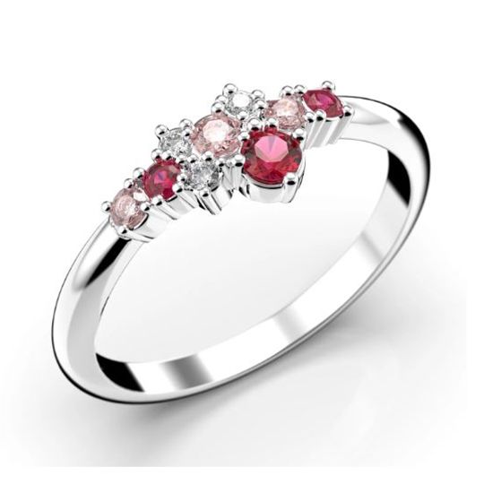 Festive Nelly Pink timanttisormus 14-609-019P-VK-HSI1