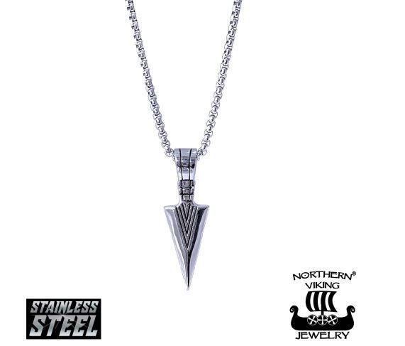 Northern Viking Jewelry Viking Spear -kaulakoru 50cm NVJRS007 