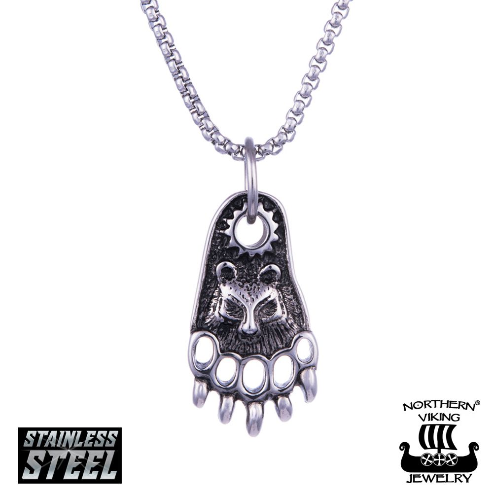 Northern Viking Jewelry Karhu -kaulakoru 50 cm NVJRS102