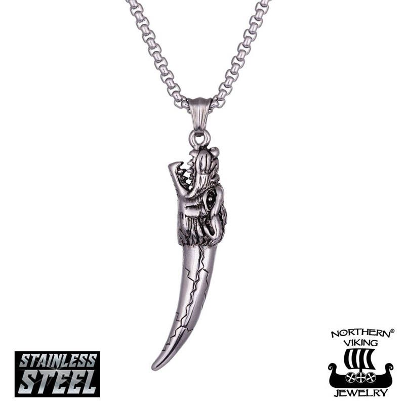 Northern Viking Jewelry Fenrir Tooth Kaulakoru 50 cm  NVJRS117