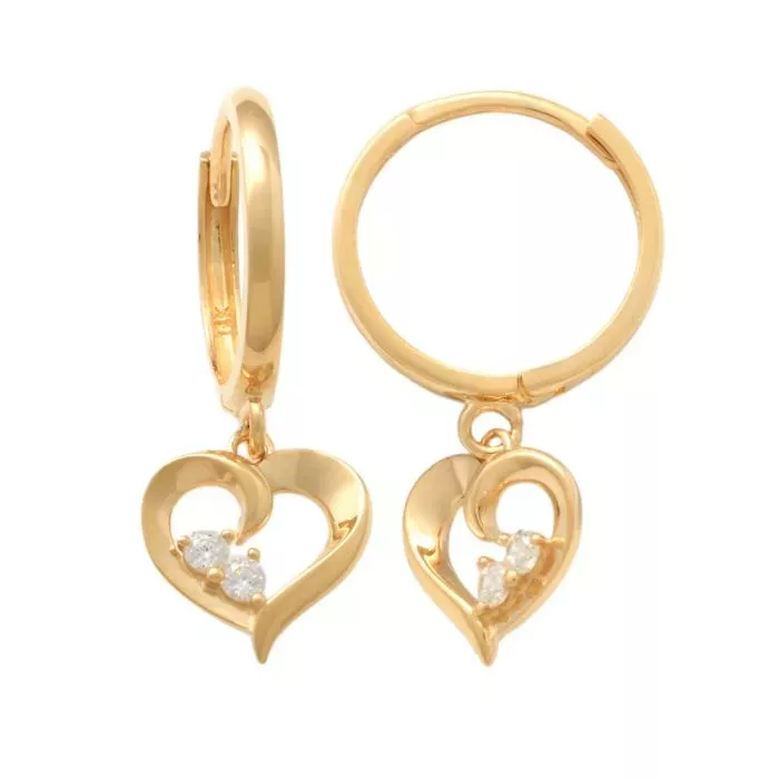 Goldene Ohrringe OT403818-CZ