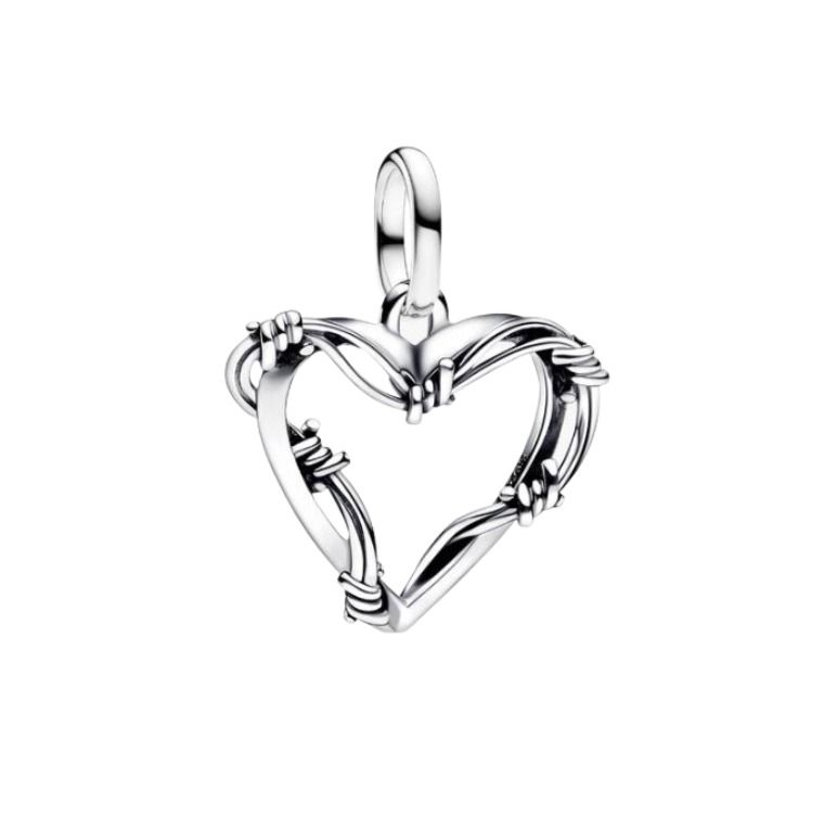 Pandora Wired Heart Charme 793449C00
