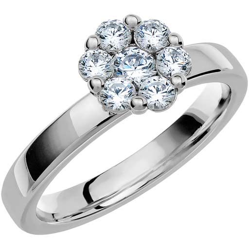 Schalins PK74 0,50 ct,  Weißes Gold