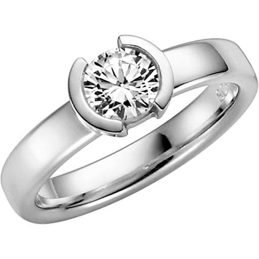 Schalins Rhen 0,75 ct,  Weißes Gold
