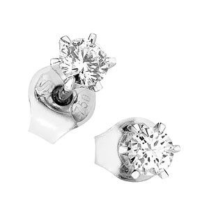 Sandberg Kuunsäde -timanttikorvakorut 0,28ct V-611W 