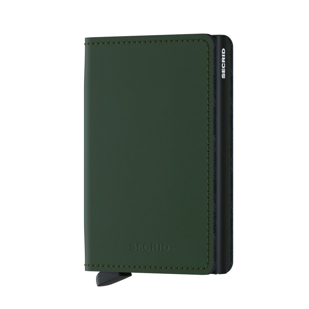 Secrid Slimwallet Matte Green Black SM-GREEN-BLACK