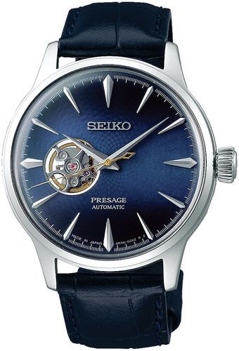 Seiko Elite Presage Automatic Cocktail Blue Moon Open Heart SSA405J1