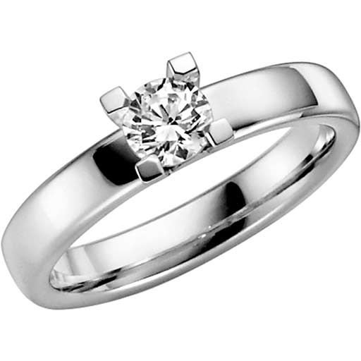 Schalins Seine 0,50 ct,  Weißes Gold