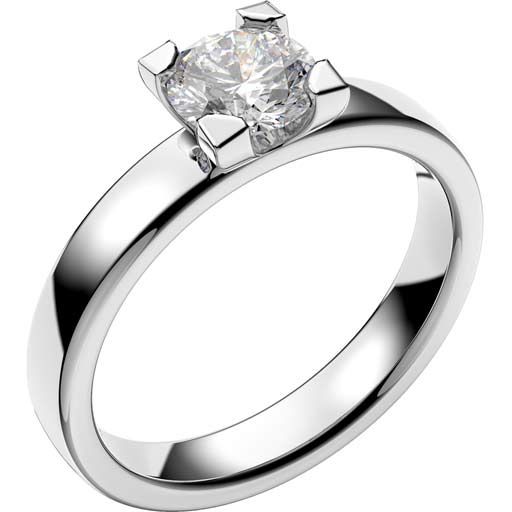 Schalins Seine 0,60 ct,  Weißes Gold