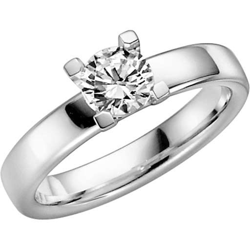 Schalins Seine 0,75 ct,  Weißes Gold