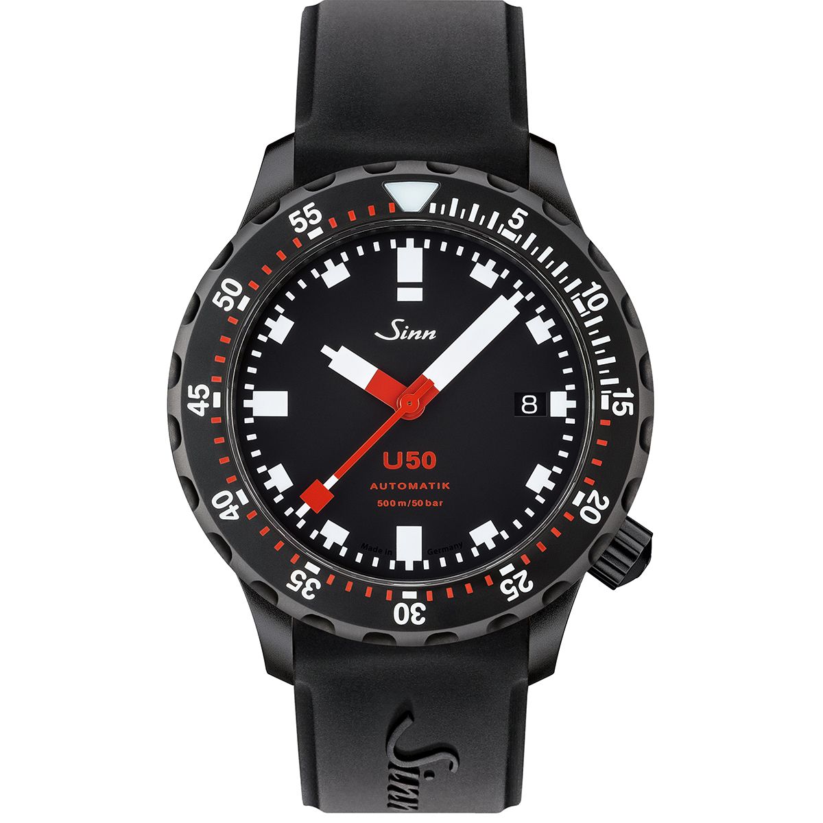 Sinn U50 Diving -rannekello / kumiranneke 1050.020 