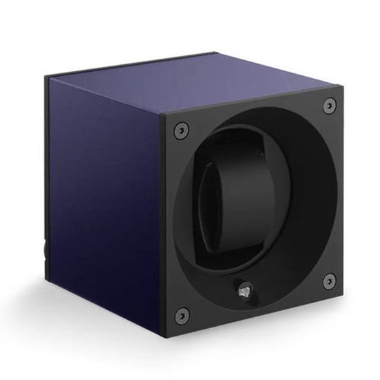 SwissKubik Masterbox Aluminium Dark Blue Uhrenbeweger SK01.AE004