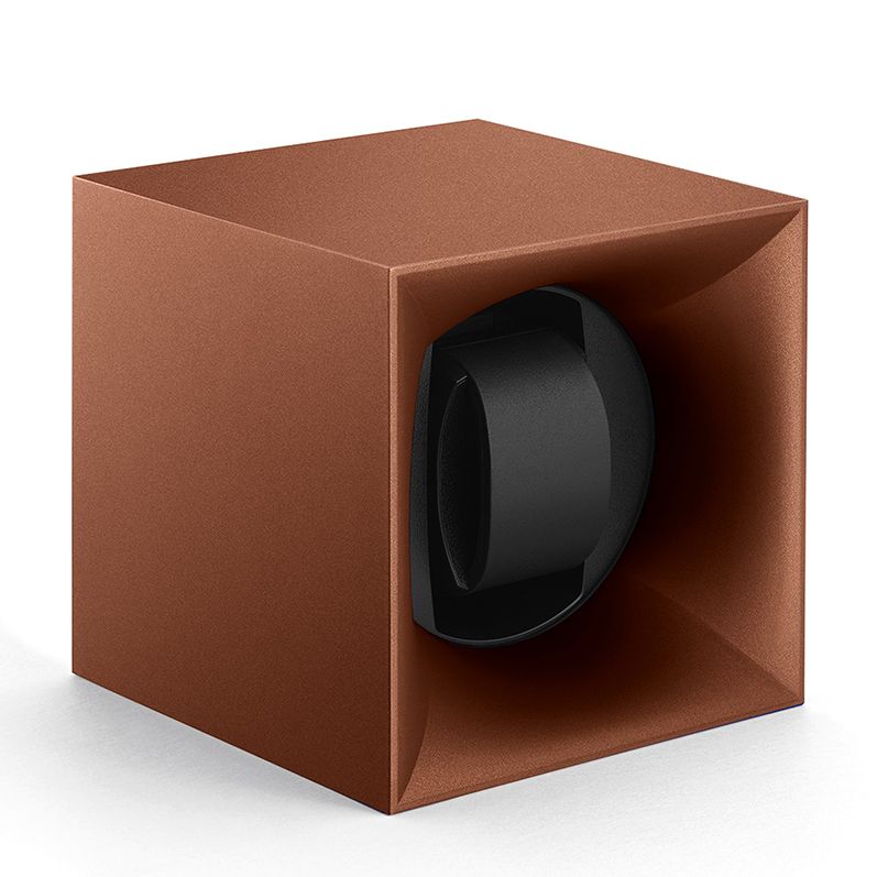SwissKubik Startbox Soft Touch Bronze Uhrenbeweger SK01.STB.011