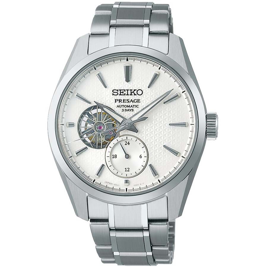 Seiko Presage ‘Shiro’ SharpEdged Open Heart SPB415J1