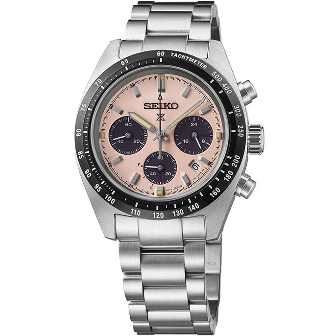 Seiko Prospex Speedtimer Solar Chronograph “Salmon” SSC963P1