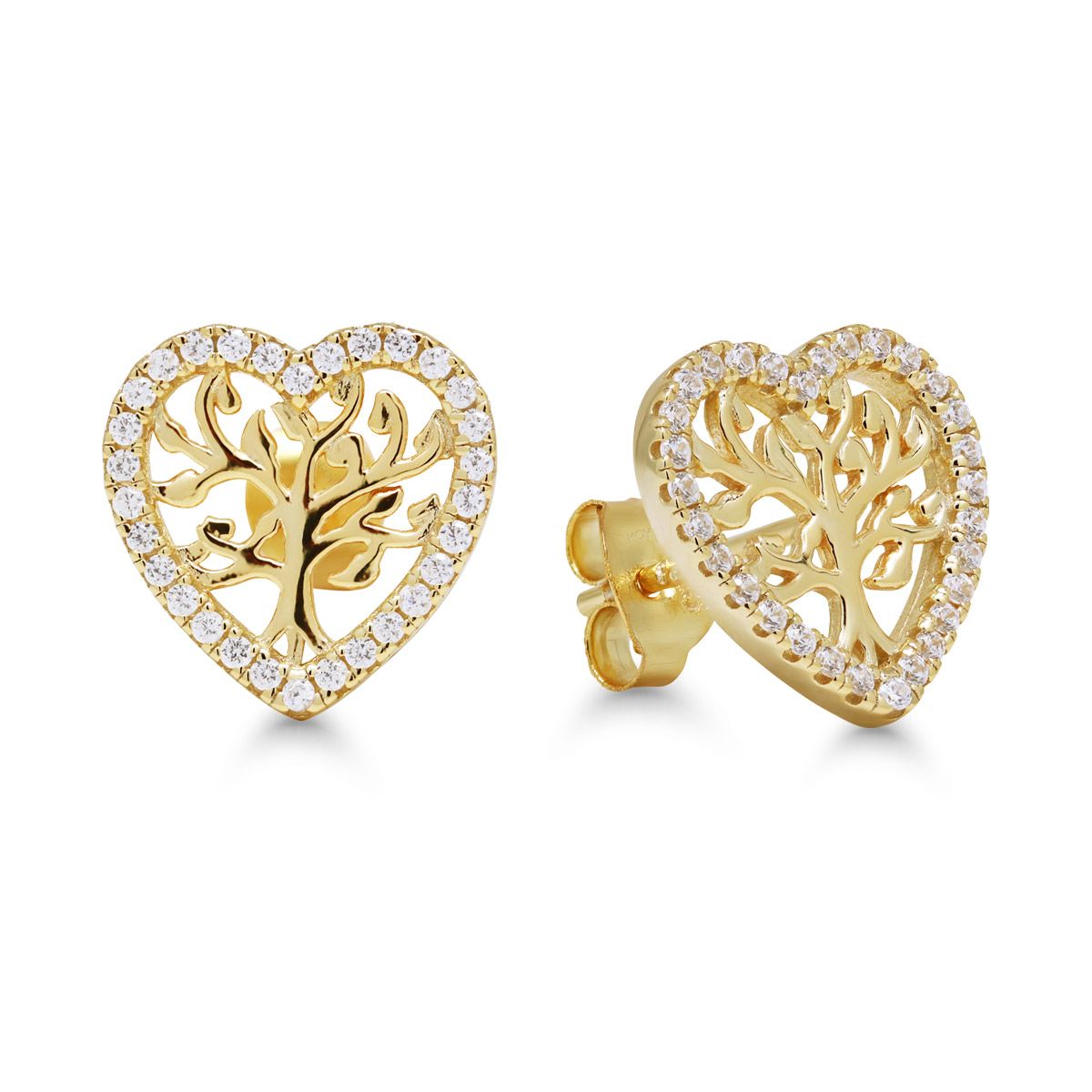 Tree of Life Earrings, Gold-plated BOL-E1903ZGP