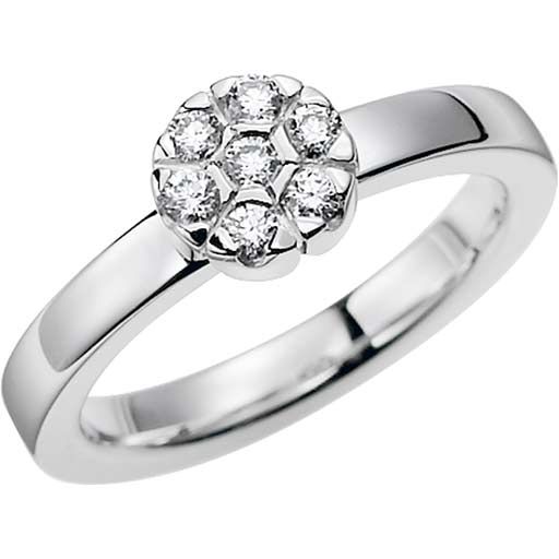 Schalins Tonga 0,21ct,  Weißes Gold