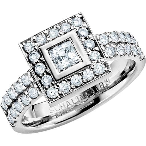 Schalins Unique 1,02ct,  Weißes Gold