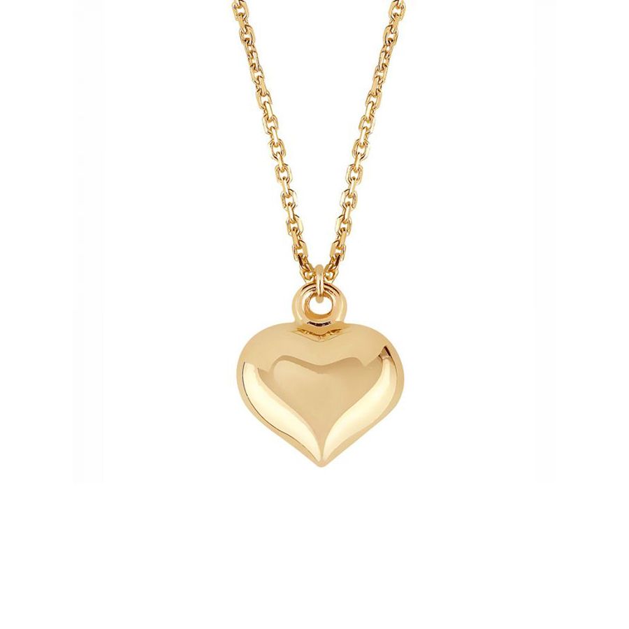 Guld hjärthalsband 45 cm XXCABLE1N-1800