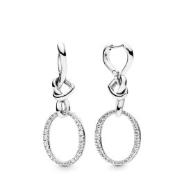Pandora Knotted Hearts Earrings 