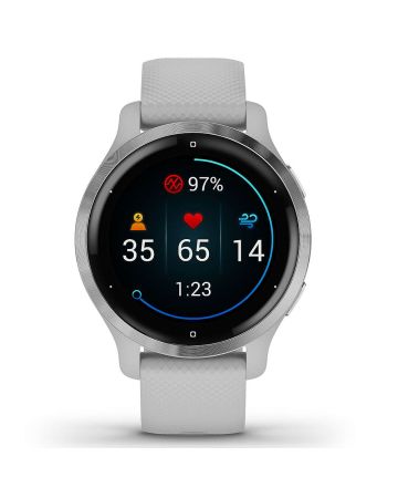 Garmin Venu 2S Mist Grey + Passivated 010-02429-12