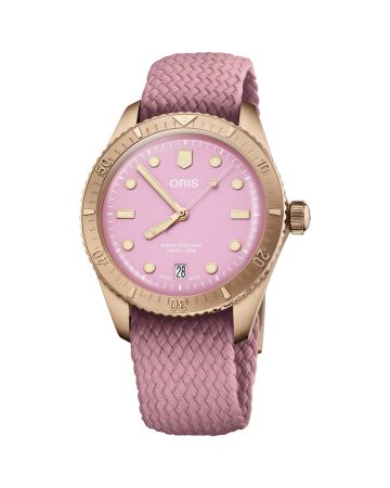 Oris Divers Sixty-Five Cotton Candy, vaaleanpunainen 01 733 7771 3158-07 3 19 04BR-4