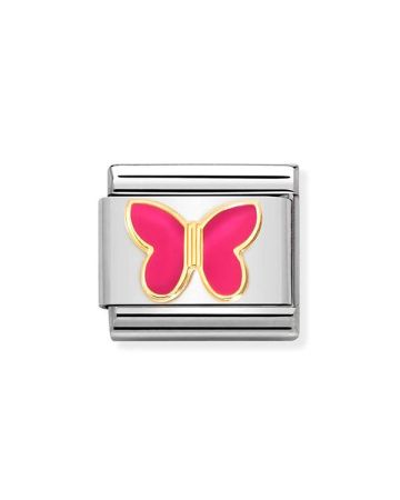 Nomination Classic Fuchsia Butterfly 030285/62