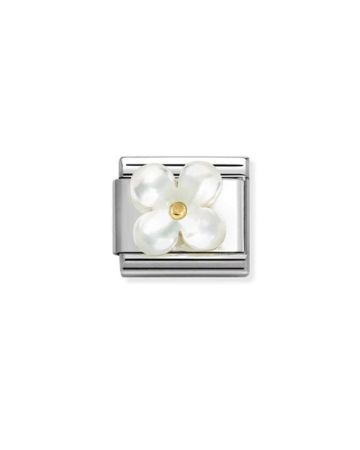 Nomination Classic White Flower 030521/02