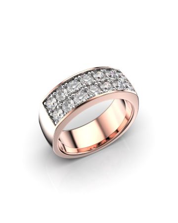 Festive Thelma timanttisormus, punakulta 111-100-PK