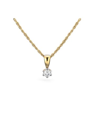 Festive Classic timanttiriipus, kelta- ja valkokulta 129-010R-KV