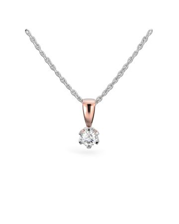 Festive Classic timanttiriipus, puna- ja valkokulta 129-015R-PV