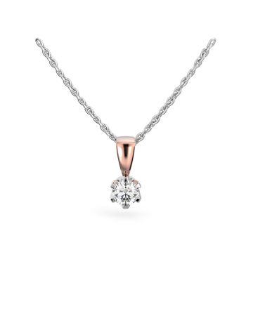 Festive Classic timanttiriipus, puna- ja valkokulta 129-020R-PV