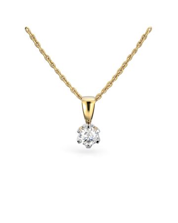 Festive Classic timanttiriipus, kelta- ja valkokulta 129-025R-KV