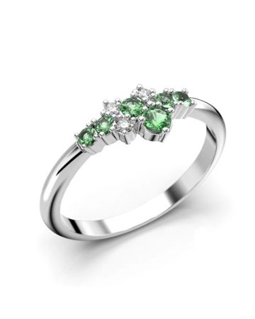 Festive Nelly Green timanttisormus 14-609-019G-VK-HSI1