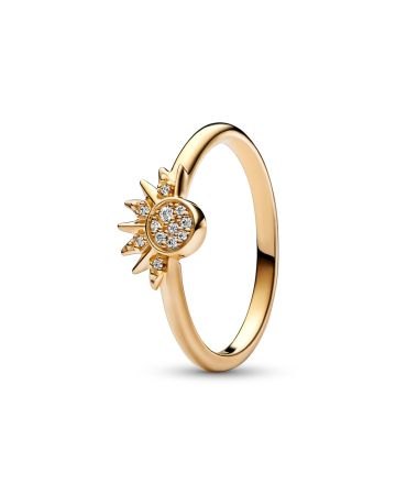 Pandora Celestial Sparkling Sun Ring 162674C01