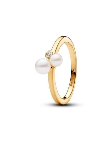 Pandora Duo Treated Freshwater Cultured Pearls sormus 163156C01-1