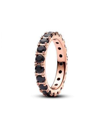 Pandora Black Sparkling Row Eternity sormus 180050C02-1