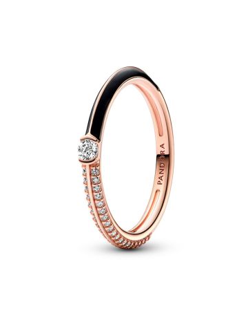 Pandora Me Pave & Black sormus 182528C01-20