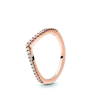 Pandora Rose Wishbone sormus 186316CZ-2
