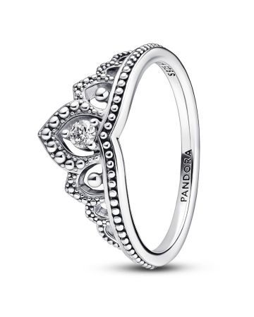 Pandora Stackable Regal Beaded Tiara sormus 192233C01-6