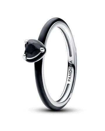 Pandora ME Black Chakra Heart sormus 193088C01